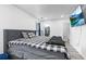 Spacious bedroom with neutral walls, walk in closet, and modern television at 5357 Beaver Br, Norcross, GA 30071
