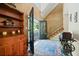 Open foyer featuring hardwood floors, vintage decor, and staircase at 212 Warrenton Dr, Douglasville, GA 30134