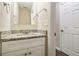 Bathroom featuring a granite-topped vanity and a modern faucet at 2120 Glenwood Downs Dr, Decatur, GA 30035