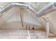 Spacious attic with spray foam insulation and ample storage space, perfect for organization and temperature control at 915 Laurel Brooke Ave, Peachtree City, GA 30269