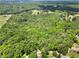 A bird's eye view of a densely wooded area showing the vast greenery of the property at 1975 Mack Rd, Douglasville, GA 30135