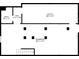 Floor plan of unfinished basement, utility area and bathroom at 240 W Lake Nw Dr, Atlanta, GA 30314