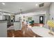 Bright open living space with stainless steel appliances and hardwood floors at 240 W Lake Nw Dr, Atlanta, GA 30314