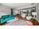 Spacious living room with open floor plan and modern decor at 240 W Lake Nw Dr, Atlanta, GA 30314