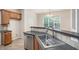 The kitchen area offers an area for dining and looks out a large window at 157 Spur Ln, Hiram, GA 30141