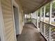 View from front porch looking out toward the street and surrounding neighborhood at 29 Ivy St, Porterdale, GA 30014