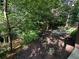 Landscaped backyard with mature trees and plenty of space for outdoor activities at 4265 Lansmoore Xing, Suwanee, GA 30024