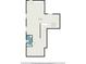 Floorplan of the unfinished basement with dimensions at 1260 Fork Creek Trl, Decatur, GA 30033
