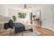 Bedroom with hardwood floors, closet, and natural light at 1260 Fork Creek Trl, Decatur, GA 30033
