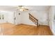 Spacious living room with hardwood flooring at 1420 Pilgrim Rd, Cumming, GA 30040