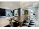 Elegant dining room featuring modern furniture, artwork, and stylish lighting for an enjoyable experience at 1510 Chevron Dr, Sandy Springs, GA 30350