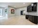 Bright office space with built-in desk and cabinet and light hardwood floors at 1510 Chevron Dr, Sandy Springs, GA 30350