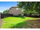 Beautiful backyard view of a well maintained lawn, fence and garden at 2953 Kings Walk Ave, Marietta, GA 30062