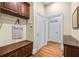 Well-organized mudroom with storage bench and hooks, a convenient entry point to the home at 2953 Kings Walk Ave, Marietta, GA 30062