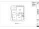 Foundation floor plan with dimensions for unfinished spaces at 387 Hillside Sw Dr, Atlanta, GA 30310