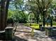 Entrance to Emma Millican Park with a view of greenery, benches, and playground equipment at 387 Hillside Sw Dr, Atlanta, GA 30310