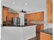 Spacious kitchen with wood cabinets, stainless steel appliances and granite countertops at 5009 Kingsley Manor Ct, Marietta, GA 30066