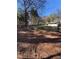 Wooded backyard with pine straw ground cover and mature trees, ideal for nature lovers and outdoor activities at 2807 Mcclave Dr, Doraville, GA 30340