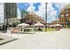 Exterior view of outdoor green space with tents for events at 400 17Th Street Nw # 2313, Atlanta, GA 30363