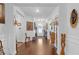 Inviting entryway with hardwood floors and decorative wall art at 2292 Knob Creek Rd, Snellville, GA 30078