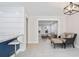 Cozy living space that offers connectivity with bar seating to the kitchen at 4167 Oakwood Way, Duluth, GA 30096