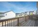Townhome deck with wood railing and an attractive community view at 1947 Drew Nw Dr, Atlanta, GA 30318