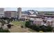 Aerial view of city landmarks, parks, and architecture at 285 Centennial Olympic Park Nw Dr # 809, Atlanta, GA 30313
