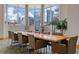 Conference room with a large table and city views at 285 Centennial Olympic Park Nw Dr # 809, Atlanta, GA 30313