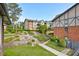 An outdoor view from a balcony and Tudor-style buildings at 6851 Roswell Rd # G20, Sandy Springs, GA 30328