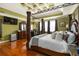 Spacious main bedroom features beautiful natural light and coffered ceilings at 739 E Mays E Rd, Stockbridge, GA 30281