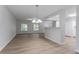 Inviting living room featuring hardwood floors, recessed lighting, and an open layout at 740 Stoneside Ct, Stone Mountain, GA 30083