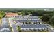 Overview of a townhouse community boasting well-planned street layouts and manicured green spaces at 1399 Flathead River Ln, Marietta, GA 30064