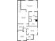 Detailed second floor plan displaying the bedroom, Gathering room, and bathrooms for the residence at 1399 Flathead River Ln, Marietta, GA 30064