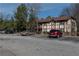 Exterior shot of the building with a parking lot in the front at 1213 Camelot Dr, Atlanta, GA 30349