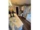 Bathroom featuring double vanity sinks, tub, shower and vinyl flooring at 1346 Pilgrim Lake Dr, Cumming, GA 30040