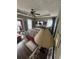 Main bedroom with ceiling fan, and elegant decor at 1346 Pilgrim Lake Dr, Cumming, GA 30040