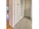 Kitchen space with tile floors features door to the outside at 1400 Chalmette Ne Dr # 2, Atlanta, GA 30306