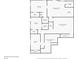 Basement layout featuring finished and unfinished areas, bedrooms, bathrooms, a bar and ample storage at 2730 Samples Rd, Cumming, GA 30041