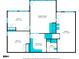 Detailed floor plan of the basement at 627 Apache Trl, Woodstock, GA 30189