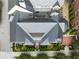 Striking aerial view reveals the architectural detail, private patio, and expertly designed landscaping of this exceptional residence at 201 Dovecrest Dr, Atlanta, GA 30305