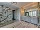 Bright main bathroom boasting double vanity, glass shower, and modern finishes at 201 Dovecrest Dr, Atlanta, GA 30305