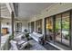 Inviting outdoor covered porch with ample seating and stylish decor at 201 Dovecrest Dr, Atlanta, GA 30305