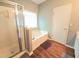 Bathroom features a soaking tub and separate shower at 2077 Appaloosa Way Way, Conyers, GA 30012