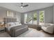 Bedroom features a modern ceiling fan, a large bed, and bright, natural light at 458 Connally Se St, Atlanta, GA 30312