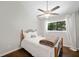 Bedroom with ceiling fan, window and curtains at 481 Meadowbrook Se Dr, Marietta, GA 30067