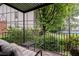 A private outdoor patio with comfortable seating and lush greenery, great for relaxing or entertaining at 6851 Roswell Rd # G3, Atlanta, GA 30328