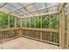 Covered porch with views of the surrounding greenery, perfect for outdoor enjoyment at 4967 Zoya Sw Ct, Atlanta, GA 30331