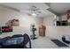 Spacious, unfinished basement with drop ceiling and tile floors at 210 Evans Dr, Decatur, GA 30030