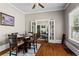 Bright dining room with hardwood floors, and plenty of natural light at 210 Evans Dr, Decatur, GA 30030