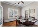 Charming dining room featuring hardwood floors and a window at 210 Evans Dr, Decatur, GA 30030